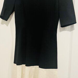 Black & White Dress Color Block